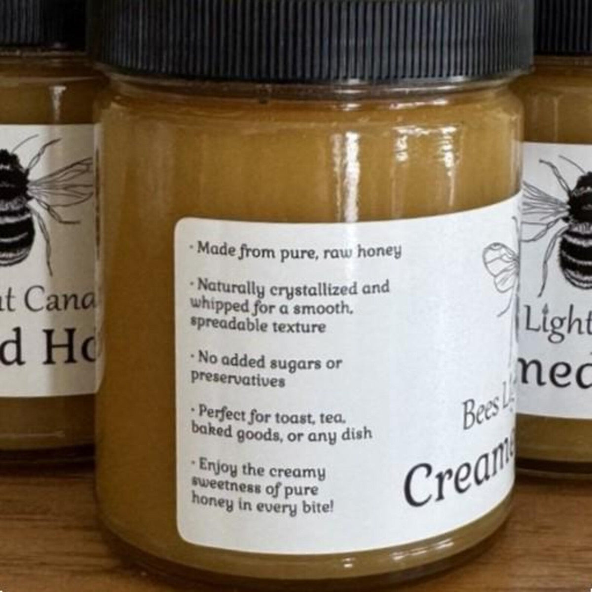 Raw Natural Honey North Eastern USA Local Pure Golden Fresh