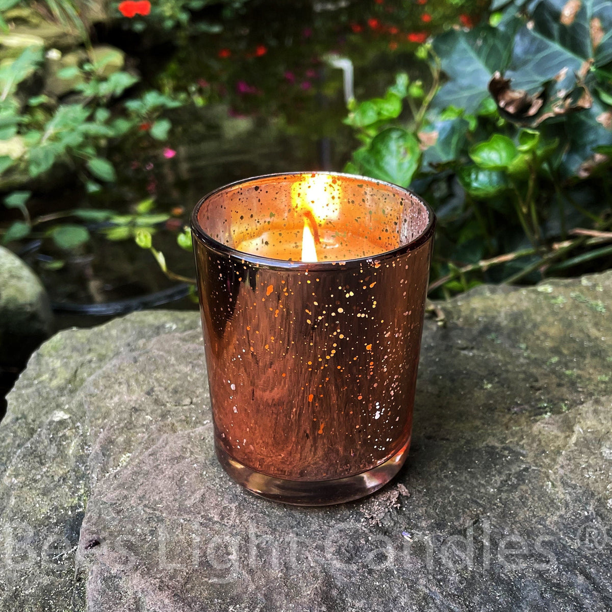 Rose Mercury Candle Holders