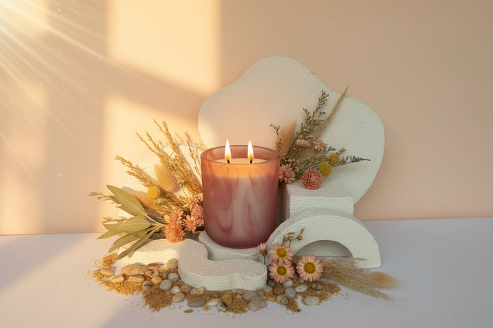 Desert Blossom | Essential Oil & Extract Infused Beeswax Candle