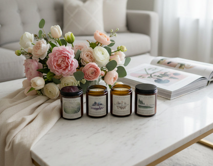 Veritas & Vitalis Spring Collection | Hand-Poured 100% Beeswax Candle Gift Set
