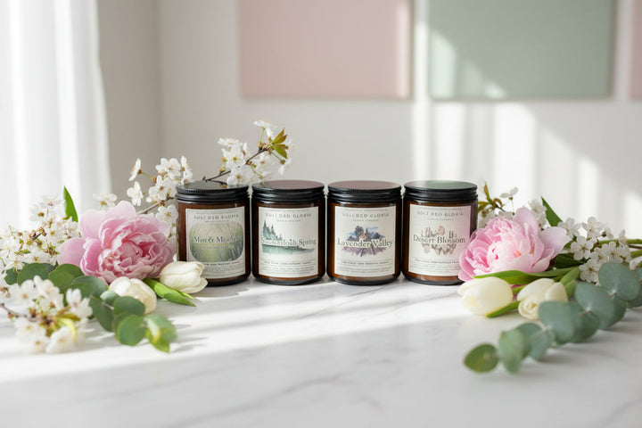 Veritas & Vitalis Spring Collection | Hand-Poured 100% Beeswax Candle Gift Set