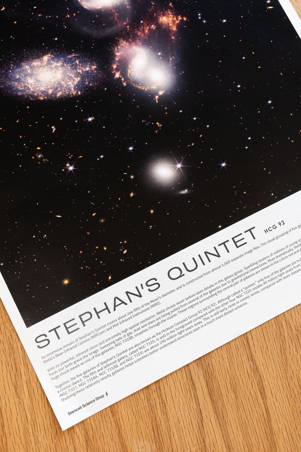 JWST Historic Poster #3 - Stephan's Quintet