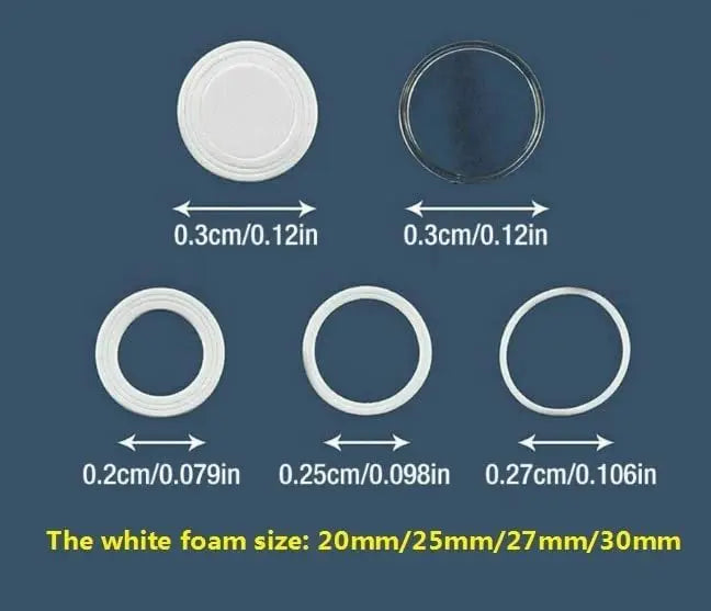 30mm Coin Capsules – 100 Pack with Storage Box
