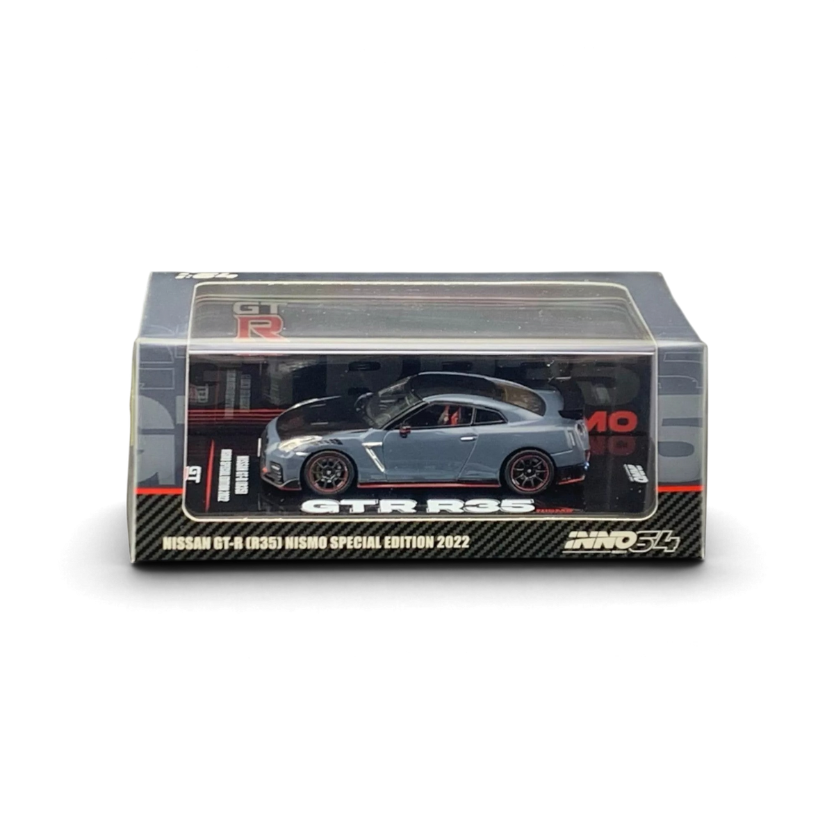INNO64 Nissan Skyline GT-R R35 Nismo Stealth Gray 1:64