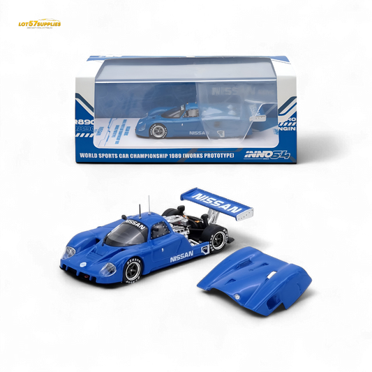 INNO64 Nissan R89C Blue Championship 1989 1:64
