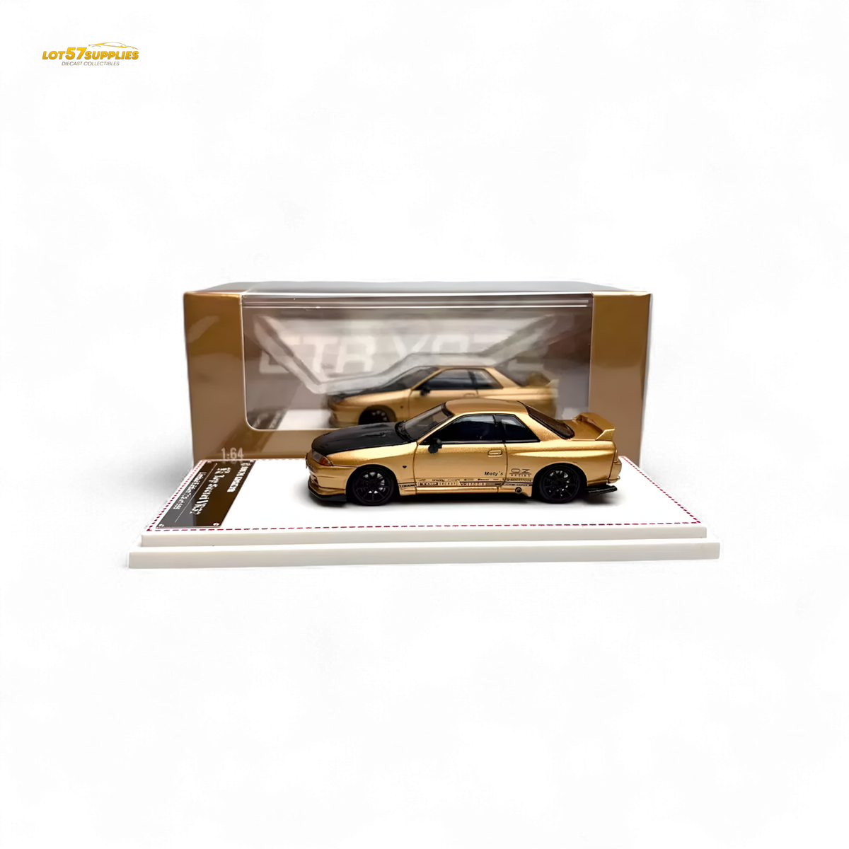 Focal Horizon Nissan Skyline GT-R R32 Top Secret Gold 1:64
