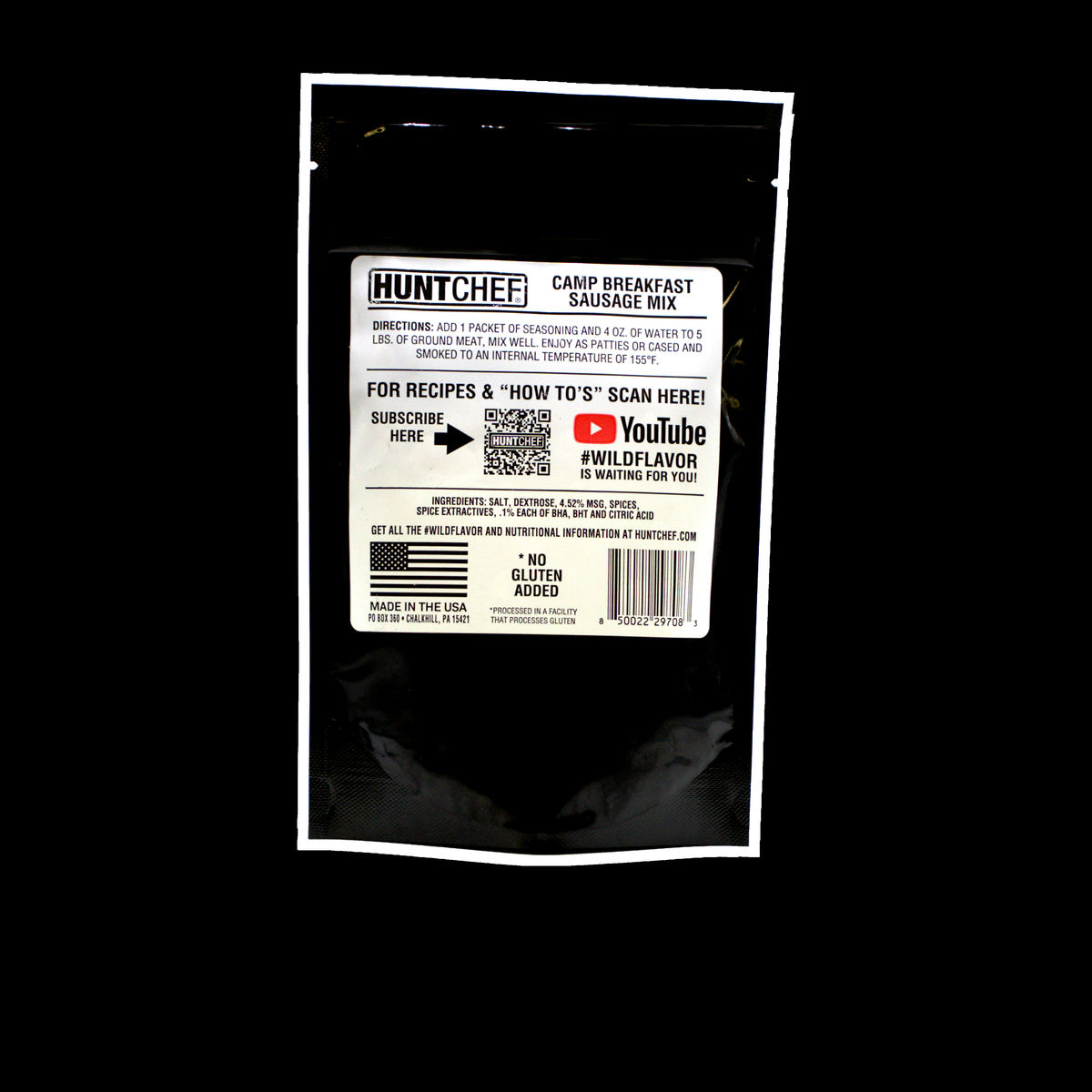 HuntChef Camp Breakfast Sausage Kit