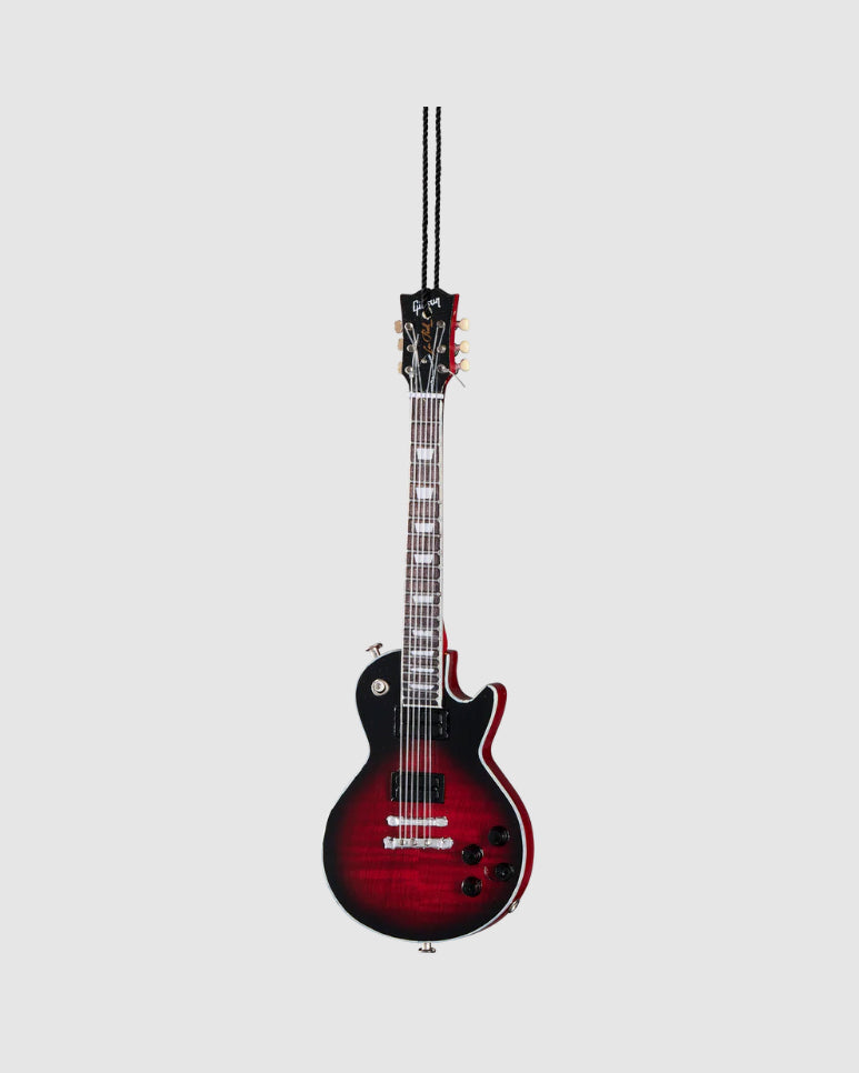 6" Gibson® Les Paul™ Standard Slash Vermillion Burst Guitar Holiday Ornament