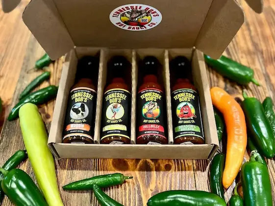 Choose 4 Hot sauces