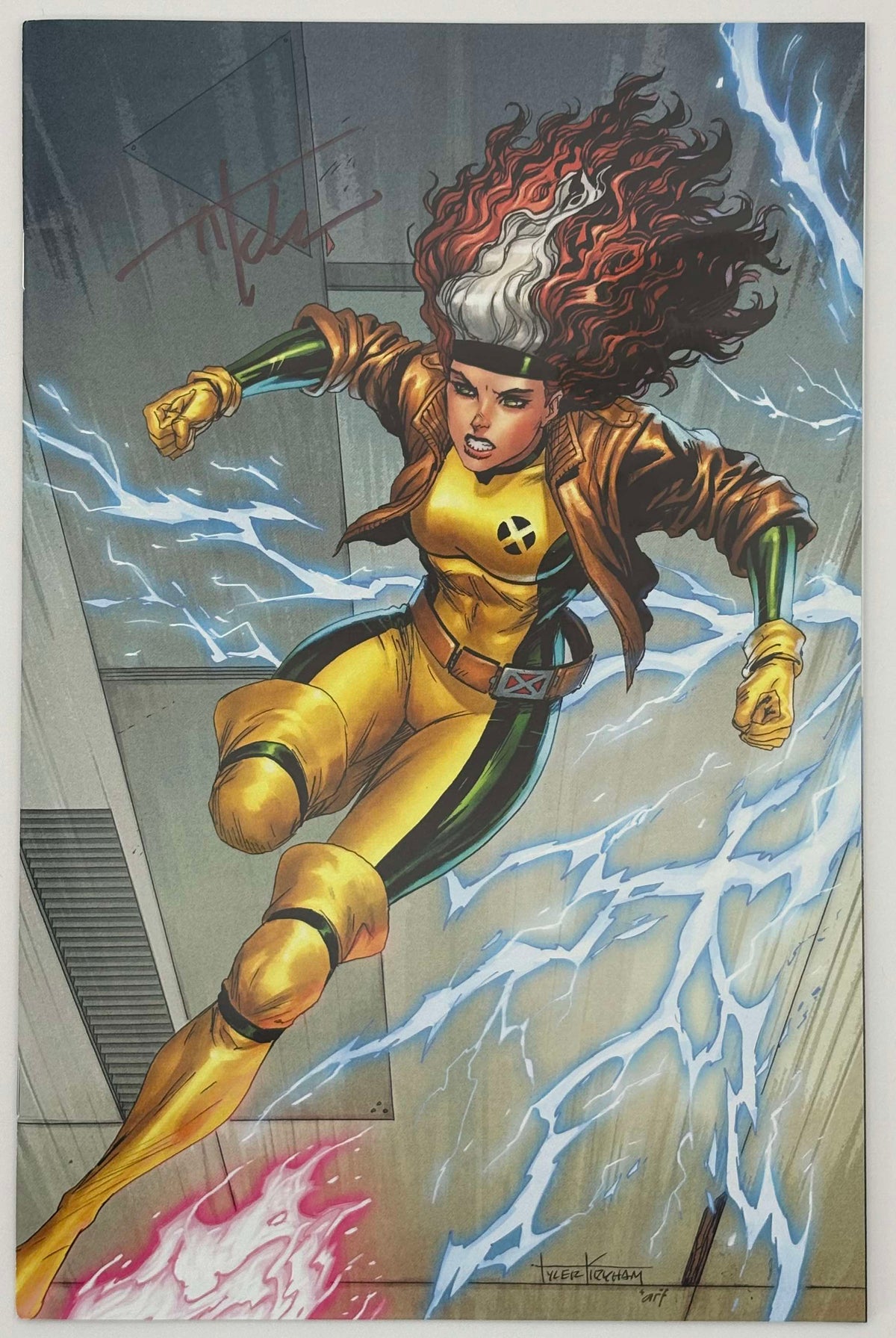 [Signed by Tyler Kirkham] UNCANNY X-MEN #5 Kirkham Unknown Tyler Kirkham Exclusive Virgin Var
