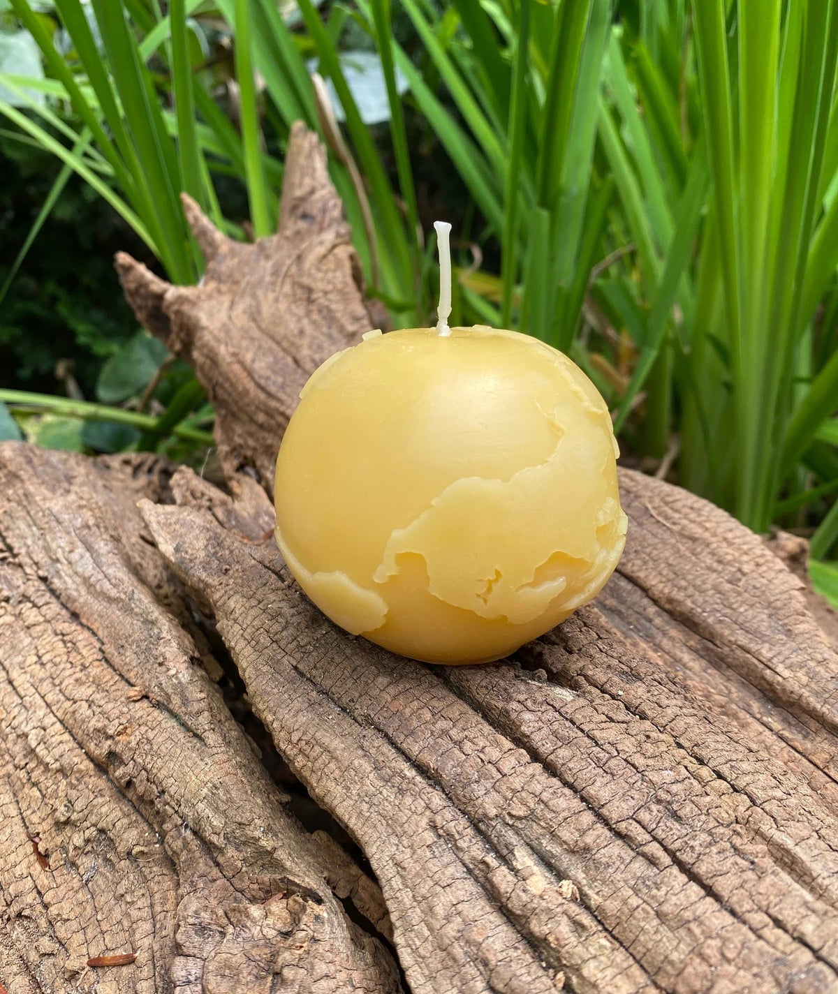 World Globe Beeswax Candle
